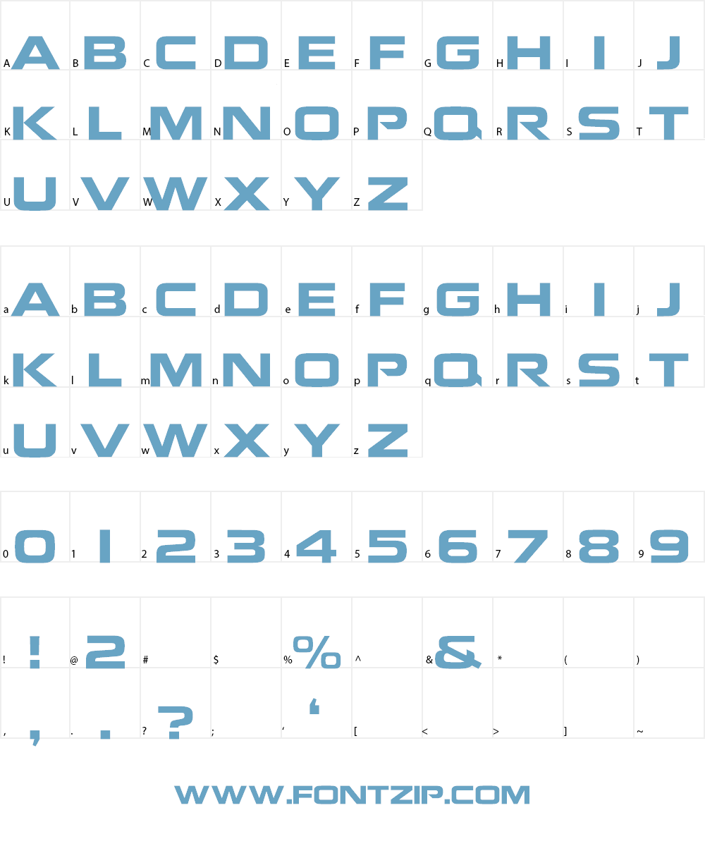 UTM Nokia Font Character